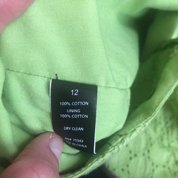 WILL SMITH - SZ 12 LIME GREEN MINI SKIRT - Picture 4 of 6